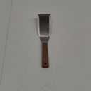 Professional Metal Spatula for Cast Iron Skillets and Flat Top Grills, Full Tang Wooden Handle,1.8mm Thick Stainless Steel Blade, Smash Burger Spatula Turner for Flipper, Cooking, BBQ, 4.7 x 2.7 Inch