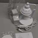 LIDORE Candle Warmer, Candle Warmer Lamp with Timer, Candle Lamp with USB Charger, Gift for Mothers Day Valentines Day Christmas New Year, Home Decor, Aromatherapy Warmer for Yoga, White