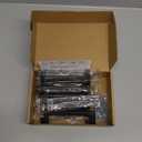 Ravinte 10 Pack 5 Inch Square Cabinet Handles Matte Black Pulls Drawer Kitchen Hardware for Cabinets Cupboard.