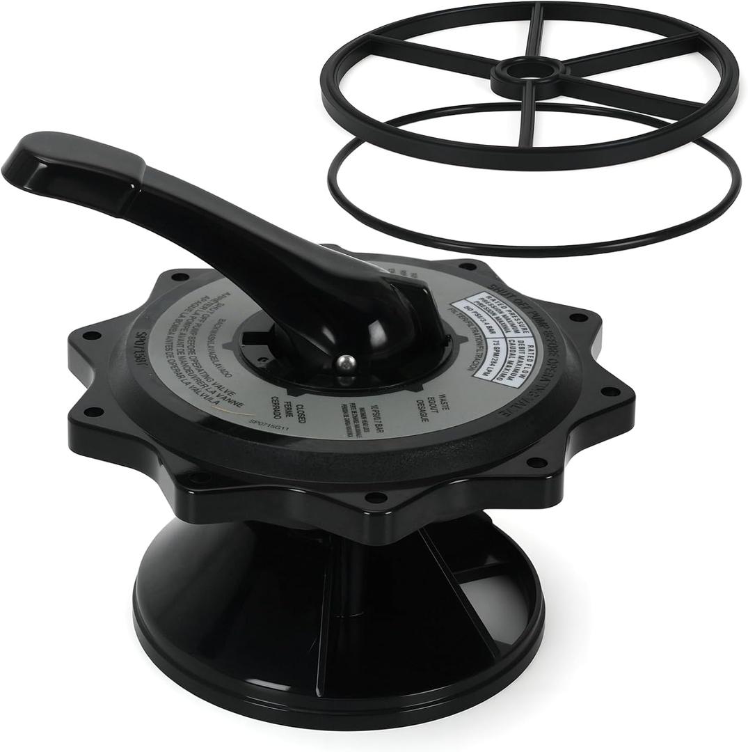 SPX0715BA3 Key Cover and Handle Assembly with O-Ring Compatible with Hayward 2-inch Multiport Valves and Filters SP0715, SP0716, S220T2, S210T93SFT