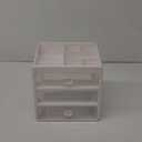 Tiny Drawer - Type Plastic Storage Box Organizer,Small Items - Multifunctional Storage Container,Family Small Medicine Box Organizer,Cosmetics,Office Items,Stationery,Easy Access (Skinnier Size)