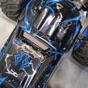 Remote Control Car, 1:18 Rc Cars, All-Terrain RC Truck with LED Light, 20KM/H, Rechargeable, 2WD, 2.4GHz, Sturdy PVC Shell, Remote Control Truck for Boys 4-7 8-12, Beginner