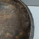EDHAS Mango Wood Decorative Wooden Bowl Hand Carved Home Decor for Dining Table Center, Living Room, Kitchen Dcor (12" x 12' x 4.75")