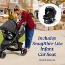 Graco Outpace LX All-Terrain Travel System - Includes SnugRide Lite Infant Car Seat, Briggs, High-Performance Stroller/Car Seat Combo, Practical & Durable