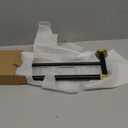 24 Inch Black and Gold Double Towel Bar, Rust-Resistant 304 Stainless Steel with Solid Brass Knurled Accents, Wall-Mounted for Bathroom & Shower