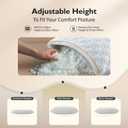 ALPHA HOME King Size Pillows Set of 2- Adjustable Shredded Memory Foam