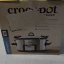 Crock-Pot 6 Quart Cook & Carry Programmable Slow Cooker with Digital Timer Stainless Steel (CPSCVC60LL-S) pack of 1