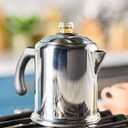 Farberware Classic Yosemite Stainless Steel Stovetop Coffee Percolator - 8 Cup, Silver