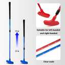 THIODOON Golf Putters for Men and Women Two-Way Kids Putter Mini Golf Putter for Right or Left Handed Golfers Adjustable Length Golf Putter Suitable for Children, Teenagers and Adults, 2 Pack