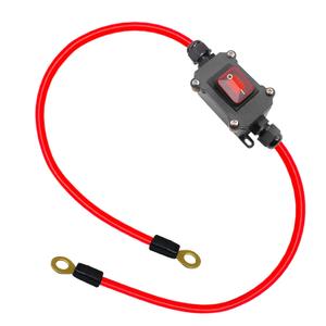 DC 12V Inline Switch DC 12-24V DPST Dual Side Wiring Switchs 25A Inline Power Switch Waterproof Inline Switchs IP67 for Motorcycle and Automotive.(DC Switch)