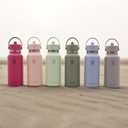 Hydro Flask Water Bottle - Insulated Stainless Steel - Wide Straw Lid, Non Spill, Leakproof in 40 Oz Agave Green