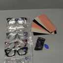 CCVOO 6 Pack Oprah Reading Glasses for Women, Eyeglasses, Blue Light Readers for Women, Computer Eye Glasses, Cheaters, +1.5