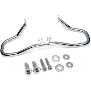 MoKitDora Touring Chopped Engine Guard 1.25" Highway Crash Bar Fit for Harley 2014-Later Road King Street Electra Glide Special FLH FLHT FLHX FLHRXS FLHR Models, Brilliant Chrome