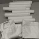 Comfyanno Under Door Draft Stopper  Bottom Door Gap Filler & Seal  Fits 30” to 36” Door, Block Cold Air, Noise, Sound, Wind, Bugs, Easy to Install, Double Side Block, No Adhesive, White