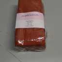 PurpleEssences Rust Set of 6 Cloth Dinner Napkins 100% Cotton 18x18 Inch - Soft Durable Washable - Ideal for Farmhouse Party Fall Thanksgiving - Perfect Everyday Use Table Linen - Rust