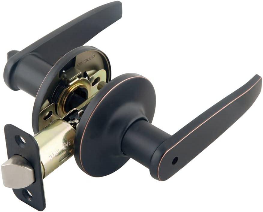 Design House 702340 Delavan Privacy Bed and Bath Door Lever Oil Rubbed Bronze Design House 702340 Delavan Privacy Bed and Bath Door Lever Oil Rubbed Bronze