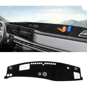 Autorder Dashboard Cover Mat for Hyundai Santa Fe MX5 2024 2025 2026 Accessories Dash Cover Upgrade Velvet Dash Mat Sunshade Glare UV Rays Protector (Wiht HUD)