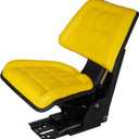 Yellow Universal Tractor Suspension Seat with TILT for John Deere 820 830 1020 1030 1040 1530 2020 2030 2040 2240,For Ford/New Holland Tractor 4000 4100 4110 4330 Shock Absorbing Alloy Steel+PVC