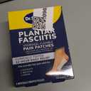 Dr. Scholl's Plantar Fasciitis Pain Patches with Hydrogel Flexible Technology, 8 Ct // Clinically Tested 12-Hour Daily Pain Relief - Contours to Your Foot - with Lidocaine & Menthol, 8 Treatments (White)