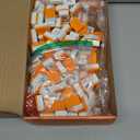 American Mahjong Tile Set - 166 Mah jongg Tiles Game Sets 1.2-inch Complete Cute Travel Mah Jong, Beautiful Pretty 1.2 Majong Only, 3D Carving Mahjongg with Bag and Dice Accessories (Orange)