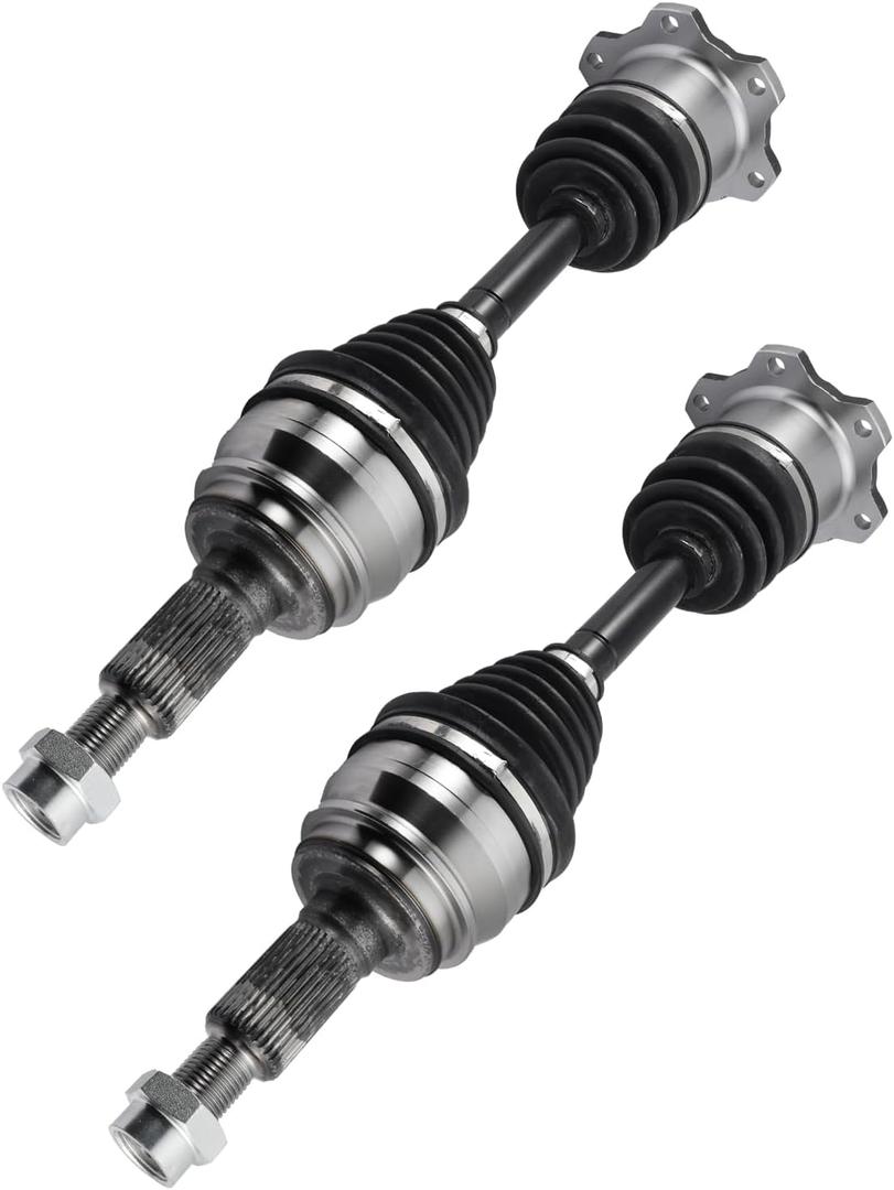 Pair (2) CV Axle Assembly For Cadillac Escalade, For Chevy Silverado 1500 Suburban Tahoe Avalanche Blazer, For GMC K1500 Suburban Sierra 1500 Yukon XL, Driver and Passenger Side 1988-2007