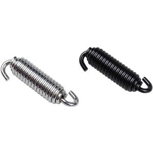 Motorcycle Universal Coasting Jiffy Stand Spring Compatible With Harley Dyna Sportster Road King Softail Touring-(Black + Chrome)
