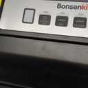 Bonsenkitchen Vacuum Sealer Machine, Globefish Technology for Perfect Vacuum Sealing, Powerful Low-Noise Food Vacuum Sealer with Easy Handle Design, Built-in Cutter & Bag Storage, 1 Bag Roll & 10 Bags (Silver Black)