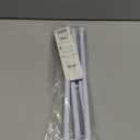 Tension Curtain Rod 17 to 28 Inch Adjustable Tension Rods 6 Pack Expandable Spring Tension Rod White No Drilling for Closet Kitchen Cupboard Wardrobe Door Bookshelf DIY Projects