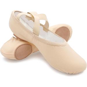 So Danca - SD16 Bliss, Stretch Canvas Split Sole Ballet Shoes for Adults, Women, High Performance (5, Light Pink)