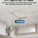 Sunco 6 Pack T8 LED Bulbs 4 Foot, LED Fluorescent Tube Replacement, 4ft LED Tube Light, Ballast Bypass, 18W, 2200 LM, Selectable CCT 3000K/3500K/4000K/5000K/6000K, Single Ended Power, Clear Lens UL.