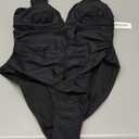 AI'MAGE Women's One Piece Swimsuit Halter Bathing Suit Ruched Tummy Control Swimsuits Push Up Swimwear Large