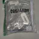 COOFANDY Men's Polo Shirt Long Sleeve Moisture Wicking Golf Shirts Sun Protection Collared Work Shirts (L)