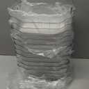 Tiawudi 12 Pack Plastic Storage Bins, Multi-Use Organizer Bins, Pantry Organizer, Clear Storage Containers for Home, Kitchen, Office, Cabinet, Shelf and Fridge Organization