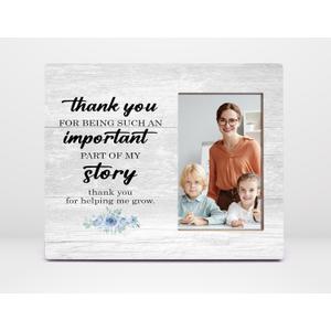 Orchroma Thank You Gifts,Graduation Picture Frames,Thank You Gifts for Teacher Mentor Coach Appreciation Gift,Thank You for Helping Me Grow,4x6 Photo Frame
