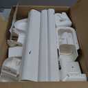 LyPrem 10Ft Mini Split Line Set Cover 3" PVC Line Cover Kit for Mini Split and Central Air Conditioner & Heat Pump(White)