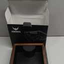 KNODOS Wooden Espresso Knock Box Walnut Dump Bin for Coffee Grounds Disposal Durable, ShockAbsorbent Espresso Machine Accessories, Easy to Clean Tamping Station