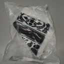 3D Rose Letter Y Monogrammed Mint Blue Damask Pattern-Classy Personalized Initial Design Pillowcase, 16" x 16", Black/White