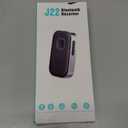 COMSOON Bluetooth Receiver for Car, Noise Cancelling 3.5mm AUX Bluetooth Car Adapter, Wireless Audio Receiver for Home Stereo/Wired Headphones, Hands-Free Call, 16H Battery Life - Black+Silver