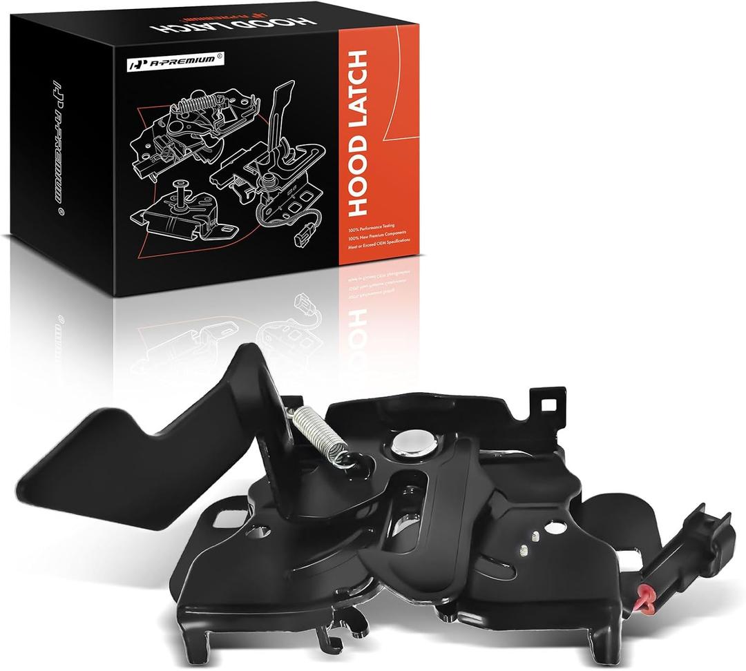 A-Premium Hood Latch Lock Assembly Compatible with Ram & Dodge Vehicles - 1500 2011-2013, Ram 1500 2010, Lt. Duty 4WD/RWD - Front Side, Replace# 4589707AD