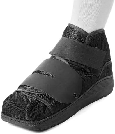 Estinko Closed Post Op Shoe, Post Op Shoes, Fracture Medical Walking Shoes for Men and Women-Post Surgery or Operation Foot Support, Broken Foot or Toe, Squared, L