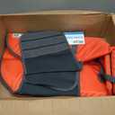 Outward Hound Granby Splash Orange Dog Life Jacket, XL