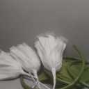 WARMALL 3PCS Giant Flowers for Decoration, 5.9Ft Large Artificial Silk and Foam Flower with Stems and Stands, Wedding Party Banquet Home Garden Shop Window Photography Props Background Decor（White）