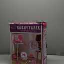 Kids Basketball Hoop with Stand, Adjustable Basketball Set, Toddler Basketball Toys for Boys Age 3 4 5 6 7 8, Indoor Outdoor Backyard Sport Game Gifts Pink