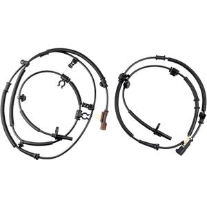 Set of 2 Rear (Left+Right) ABS Wheel Speed Sensors Fit for 2009-2013 Toyota Corolla(Drum brakes, Japan Built), Replaces OEM 89516-12150, 89516-12140, 10143