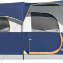 UNP Camping Tent 8 Person Waterproof Big Tunnel Tent with Screen Porch,Family Outdoor Large Tents for Camping 20' x 9' x 80in(H)