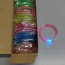 24Pcs Glow in the Dark Party Supplies for Kids/Adults, Flashing Light up Toys LED Bracelets Valentines Glow Sticks, Mardi Gras Party Favors Carnival Birthday Concert Gifts Accessory