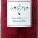 Aroma Naturals Holiday Orange, Clove and Cinnamon Essential Oil Scented Pillar Candle, Warm Spice, 2.5 inch x 4 inch