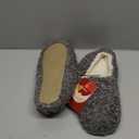 EverFoams Womens Soft Curly Full Slippers Memory Foam Lightweight House Shoes Cozy Loafer with Polar Fleece Lining (11-12, Grey)