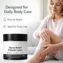 Alcura Nerve Cream, Neuropathy Lotion with Arnica, Magnesium Moisturizing Body Cream, Natural Soothing For Joint,Daily Nourishment for forKnee, Hands, Feet & Legs