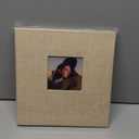 potricher Large Photo Album Self Adhesive 4x6 5x7 8x10 Pictures Linen Cover 40 Blank Pages Magnetic DIY Scrapbook Albums with A Metallic Pen (Beige)